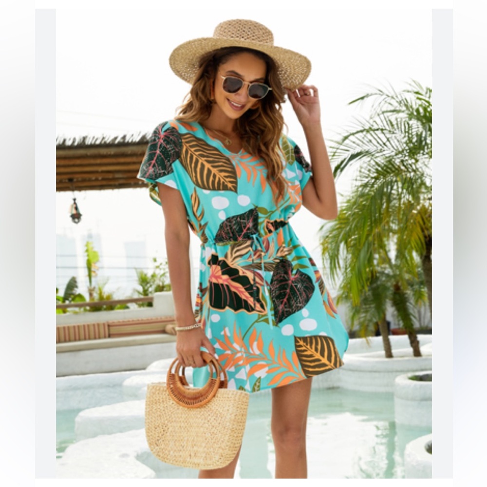 Bluetime Beach Pool Bathing Suit Cover Up NWT Size XL